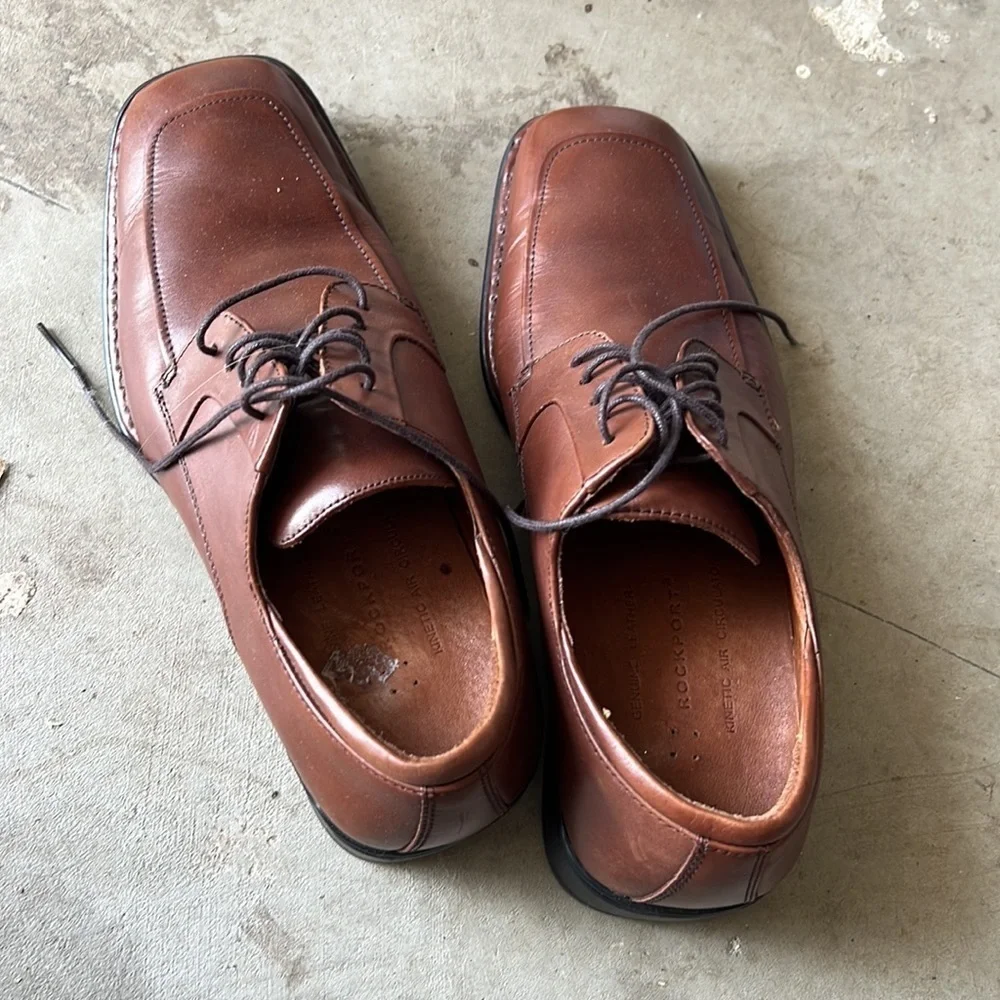 Rockport Leather Mens oxford loafers Kinetic air circulator Sole 8